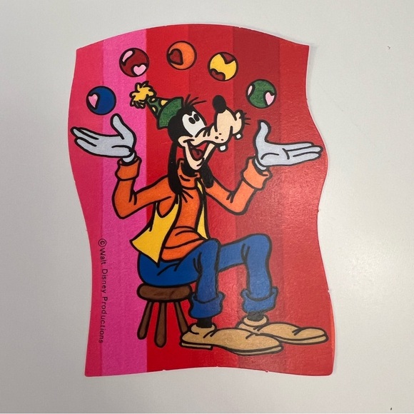 Vintage Disney Valentines 1970s Mickey Donald Pluto Jiminy Cricket Goofy 70s - Picture 11 of 15